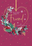 Special Friend Christmas card