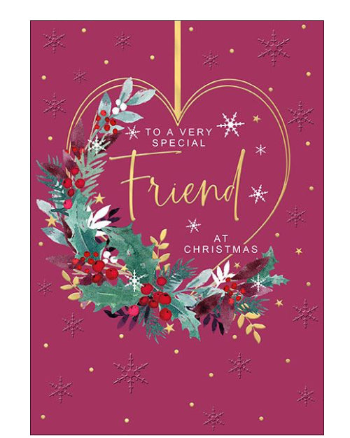 Special Friend Christmas card