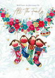 To All The Family Christmas card