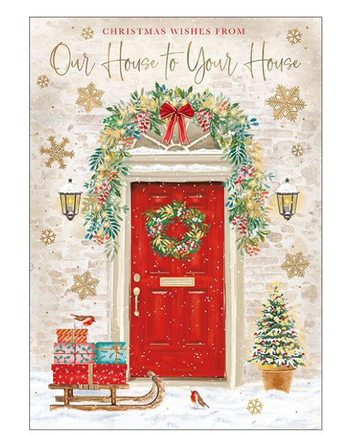 Our House To Your House Christmas card