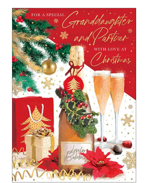 Granddaughter & Partner Christmas card