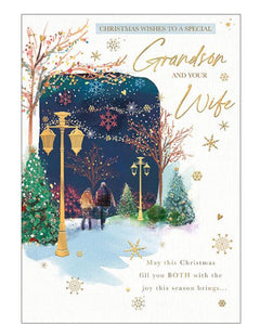 Grandson & Wife Christmas card