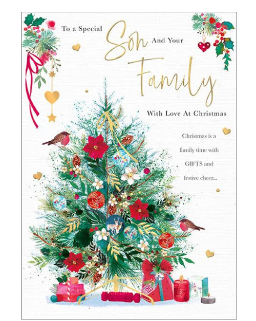 Son & Family Christmas card