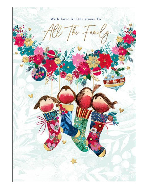 To All The Family Christmas card