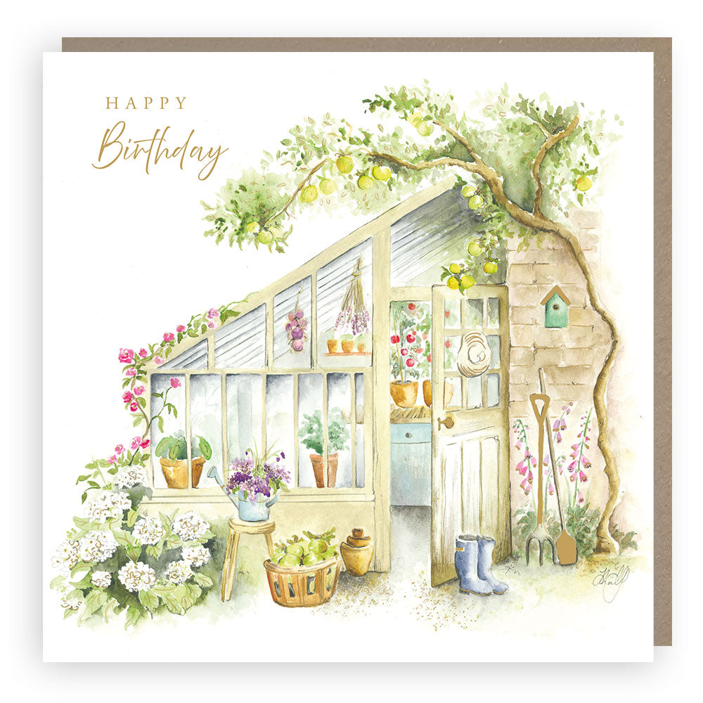 The potting shed - Sarah Reilly birthday card