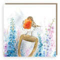 'Rosie Robin' by Sarah Reilly  - Blank greetings card