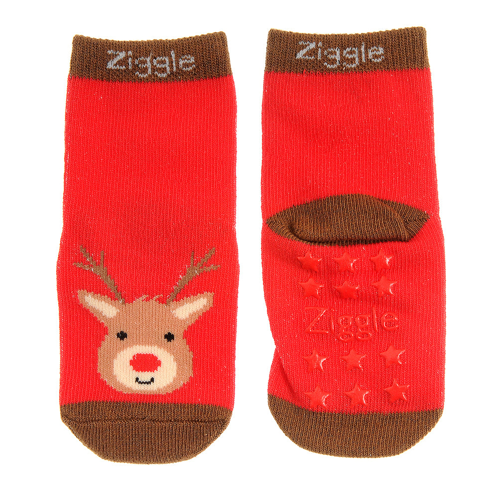 Reindeer Christmas leggings & socks set - Ziggle Baby