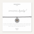 Surprise your auntie with this delightful bracelet. Featuring silver-colored beads and a delicate daisy charm in both silver and gold, it's the perfect gift for birthdays, mother's day, or any occasion. Packaged on a snow-white coloured card with silver text that reads "I'd say you've been like a mom to me but that would be a lie. You let me do things that she never allows and don't nag. So you are even better."