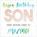 Amazing Son - Birthday card