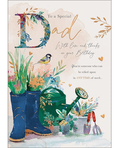 To a special Dad on your Birthday card