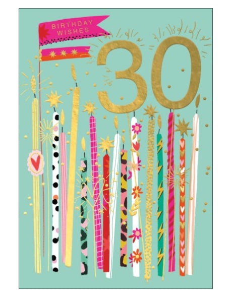 30th Birthday card