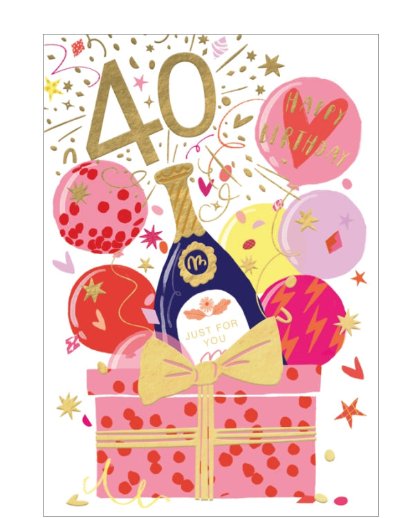 40th Birthday card
