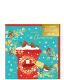 Christmas postbox - Pack of 5 charity Christmas cards