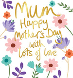 With Lots of Love - Mother's Day card