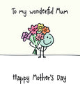 Wonderful Mum - Mother's Day card