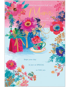 Special Wishes Mum on Mother's Day card