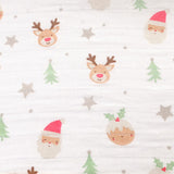 Christmas baby muslin