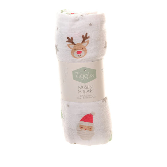 Christmas baby muslin