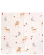 Ziggle Baby Christmas Reindeer & Rabbit - Muslin Square