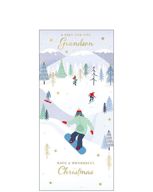 A gift for you Grandson - Christmas Money Wallet