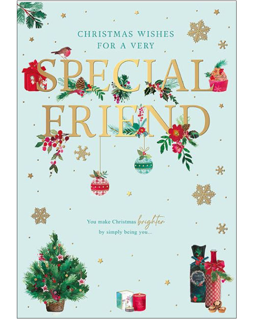 Special Friend Christmas card