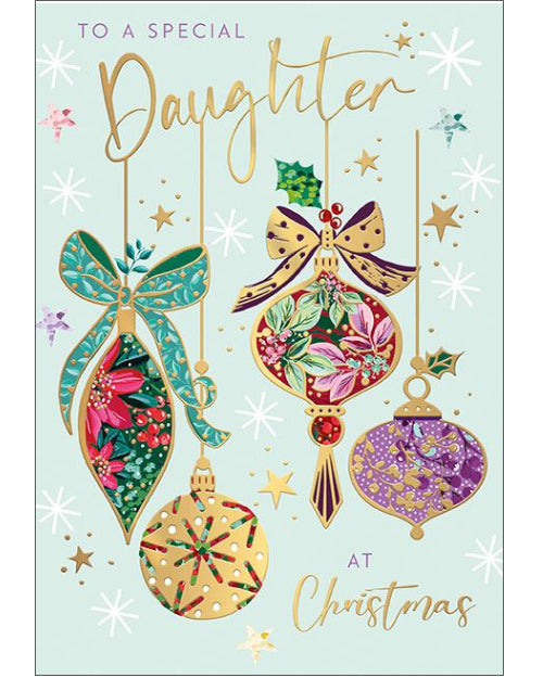 Special Daughter Christmas card
