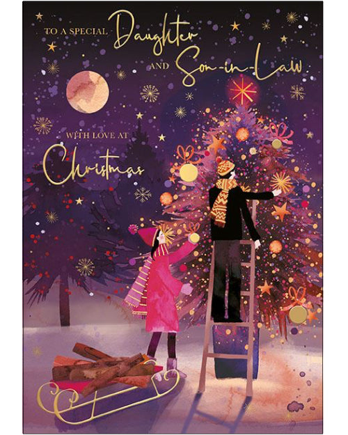 Daughter & Son-in-Law Christmas card