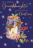 Special Granddaughter Christmas card