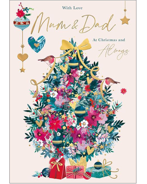 Mum & Dad Christmas card