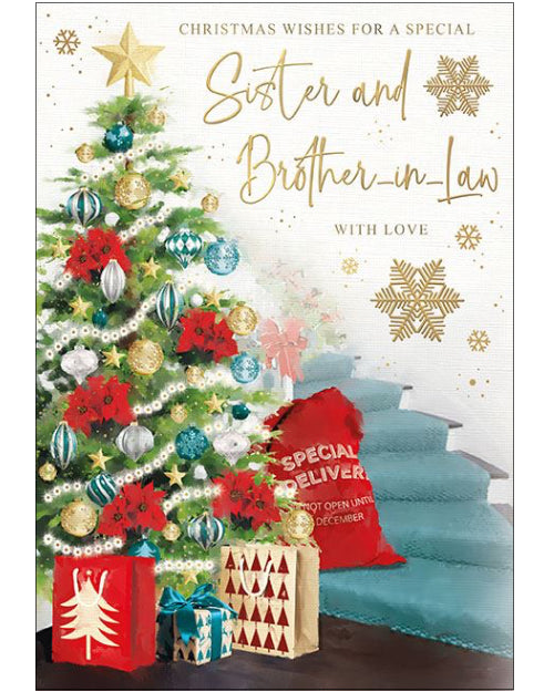 Sister & Brother in Law Christmas card