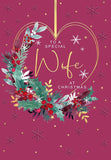 Special Wife Christmas card