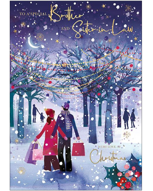 Brother & Sister in Law Christmas card