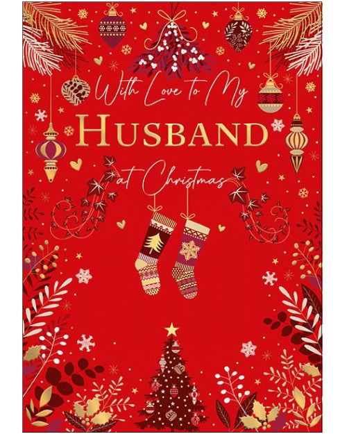 To my Husband Christmas card