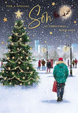 Special Son Christmas card
