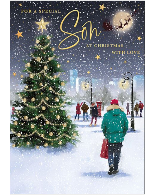 Special Son Christmas card
