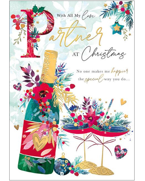 With all my love, Partner - Christmas card