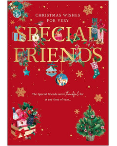 Special Friends Christmas card