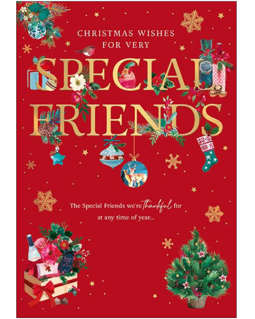Special Friends Christmas card
