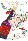 Gorgeous Girlfriend Christmas card