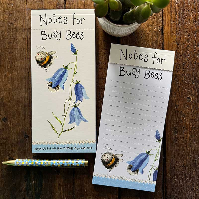 Notes for Busy Bees magnetic listpad - Alex Clark Art