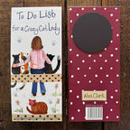 Crazy Cat Lady magnetic listpad - Alex Clark Art