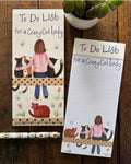 Crazy Cat Lady magnetic listpad - Alex Clark Art