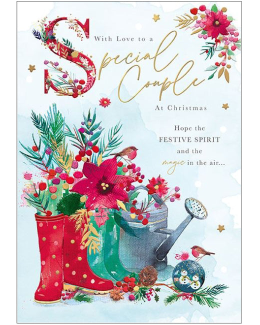 Special Couple Christmas card