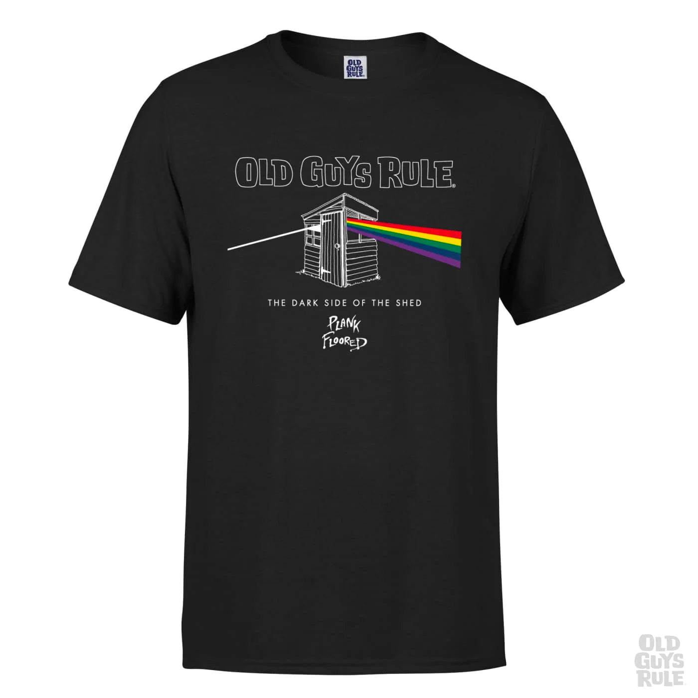Dark Side of the Shed - Old Guys Rule T-shirt