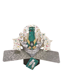 3d pop up Congratulations card