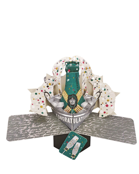 Congratulations - 3d Second Nature pop up card