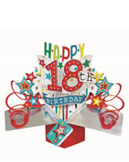 18th Birthday - 3d pop up Birthday card