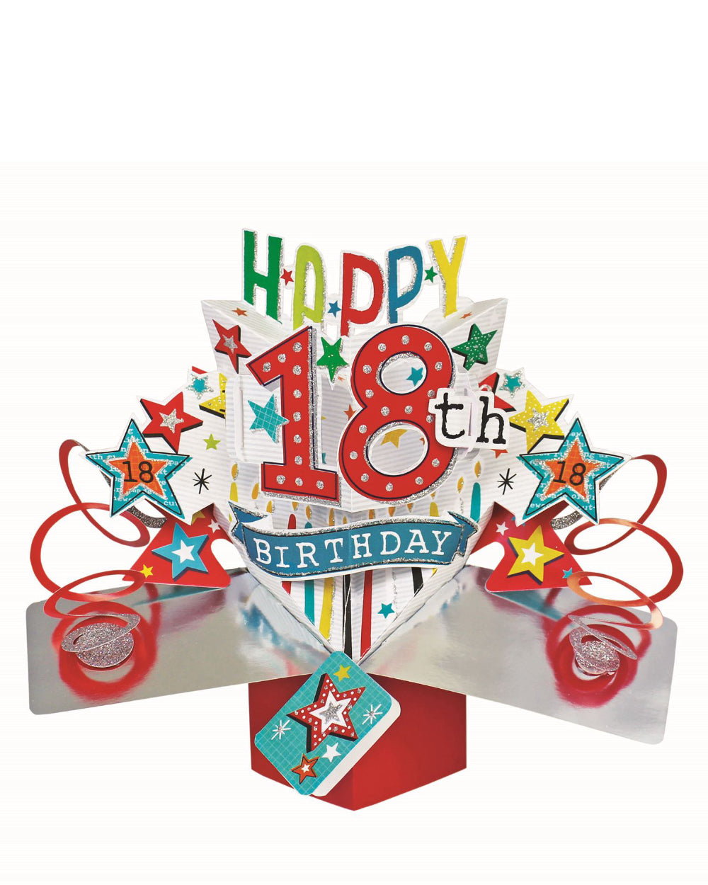 18th Birthday - 3d pop up Birthday card