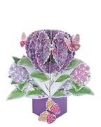 Hydrangea - 3d Second Nature pop up card