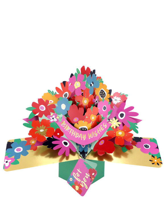 Birthday wishes - 3d Second Nature pop up card